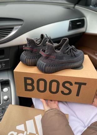 Мужские кроссовки adidas yeezy boost 350 v2 black full reflective 40-42-43-446 фото