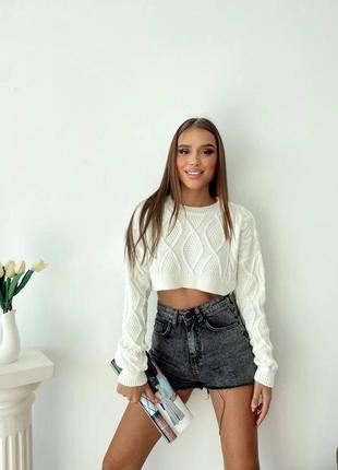 В‘язана укорочена кофта, турецька