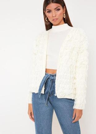 🍇он нереальный ! актуальный кардиган с нитками i saw it first!