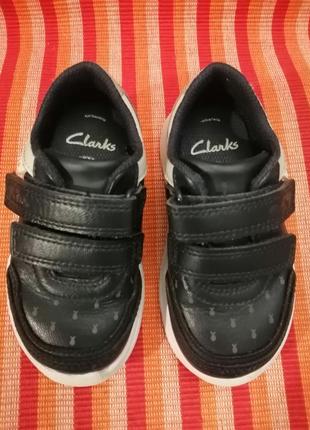 Шкіряні туфлі-кросівки clarks p22,5