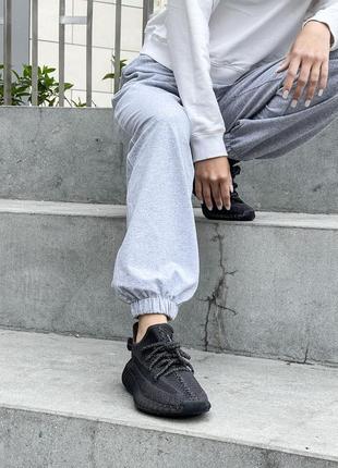 Мужские кроссовки adidas yeezy boost 350 v2 black reflective 40-41-422 фото