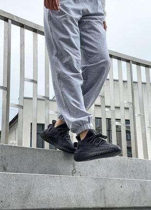 Мужские кроссовки adidas yeezy boost 350 v2 black reflective 40-41-424 фото