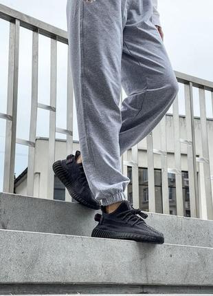 Мужские кроссовки adidas yeezy boost 350 v2 black reflective 40-41-427 фото