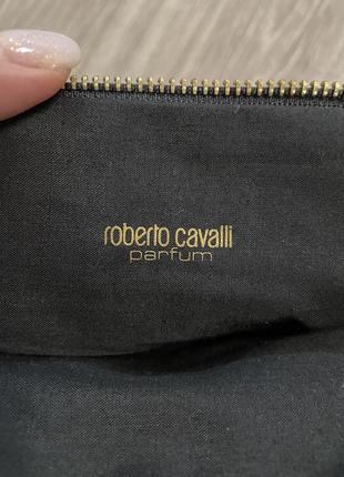 Сумка roberto cavalli черная белая клатч кановая расцветка зебра7 фото