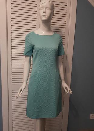 Вишукане фактурне плаття колір тіффані more&more