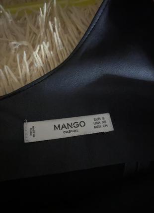 Шкіряне плаття mango4 фото