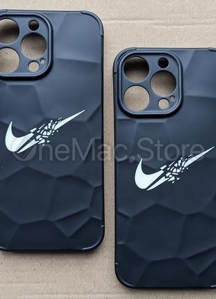 Чехол nike 3d для iphone 14 pro max (черный/black)1 фото