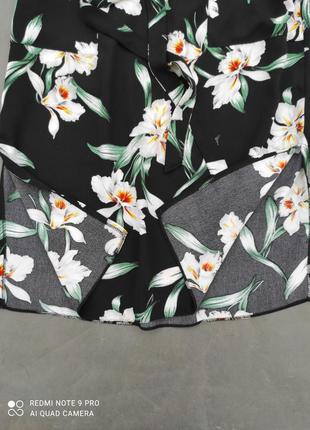 Новая легкая юбка миди с разрезами и карманами размер uk 122 фото