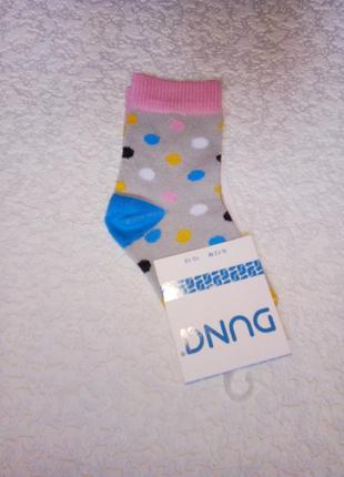 Шкарпетки для дівчаток в горошок тм дюна