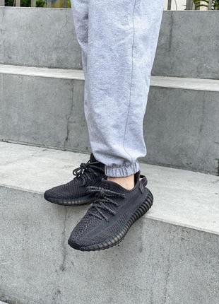 Мужские кроссовки adidas yeezy boost 350 v2 black reflective 40-41-421 фото