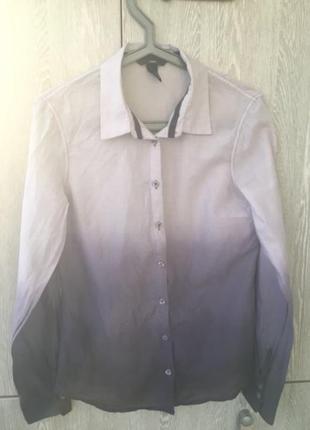 Рубашка тонкий хлопок s-m в стиле brunello cucinelli fabiana peserico1 фото
