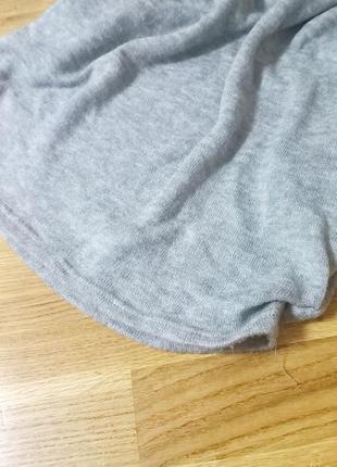 Стильная тёплая серая туника mini molly / мини платье с карманами / сіра сукня /...