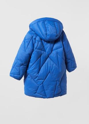 Стеганое пальто, куртка zara, коллекция 2023 года, на рост 158-164 см2 фото