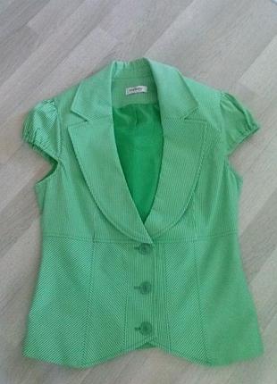 Піджак, жакет новий весна літо з підкладкою з короткими рукавами