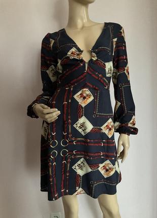 Интересное вискозное платье/s / brend lez lez