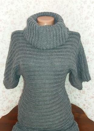 Очень теплая туника с высокой горловиной р. s