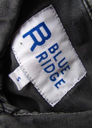 Винтажная джинсовая рубашка с длинным рукавом с потертостями blue ridge vintage3 фото