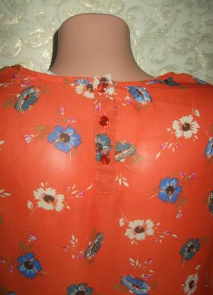 Красивая блуза в цветы8 фото