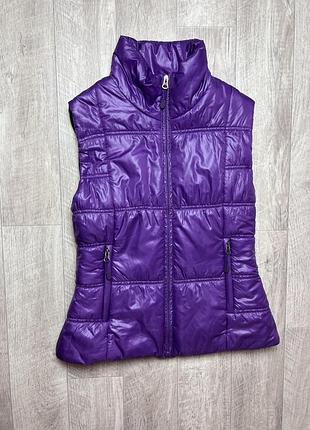 Switcher жилетка s женская фиолетовая глянцевая