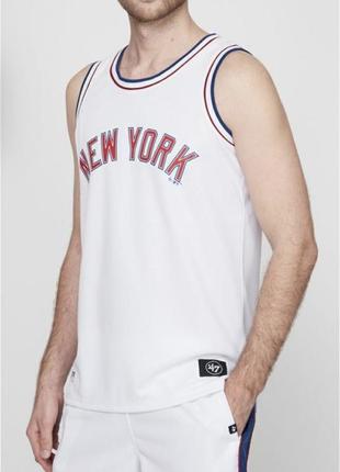 Чоловіча майка brand ny yankees біла спорт l/ xl