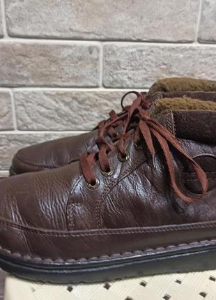 Кожаные утепленные ботинки walbusch5 фото