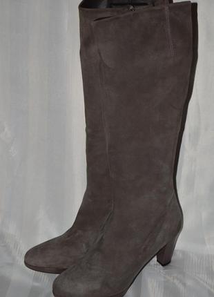 Сапоги замш studio zanon g. италия размер 41, сапоги замш