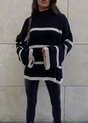 Женский удлиненный свитер
