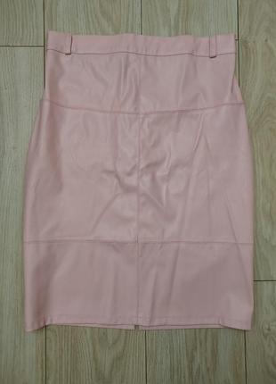 Юбка из искусственной кожи