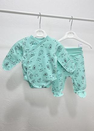 Боді та повзуни - комплектики "milk"