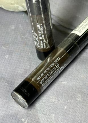 Гель для брів коричневий фіксуючий фіксатор revlon colorstay brow finer filler brow gel филлер3 фото