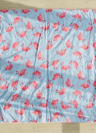 Детский пледик (одеялко)   "розовый фламинго" от 0 до 12 лет3 фото