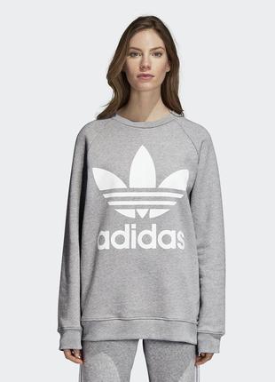 Світшот, толстовка, adidas, кофта, сірий, оригінал,