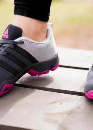 Женские кроссовки adidas terrex ax2 grey pink скидка sale / smb ✔️8 фото