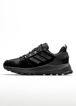 Чоловічі кросівки adidas terrex seit 10 all black знижка sale / smb