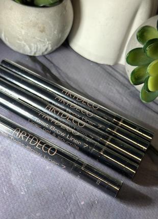 Оригінал карандаш artdeco gel twist brow liner гелевий олівець для брів 7 blonde блонд арт-деко5 фото