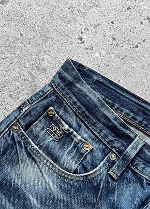 G-star raw 3301 men’s blue distressed denim jeans джинси5 фото