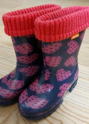 Demar резиновые сапоги 24-25