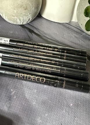 Оригінал карандаш artdeco gel twist brow liner гелевий олівець для брів 9 ash taupe тауп3 фото