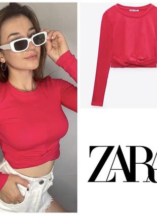 Шикарний кроп топ zara