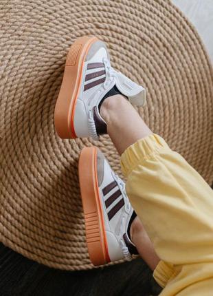 Жіночі кросівки adidas x ivy park sleek 72 white orange / smb7 фото