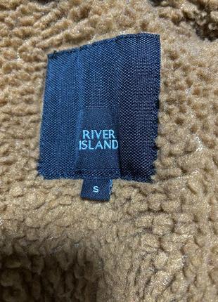 Джинсовая тёплая куртка river island5 фото