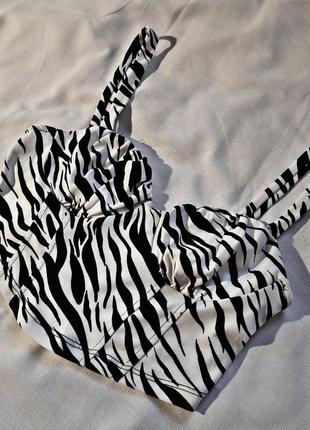 [  ] топ "bershka" 🦓