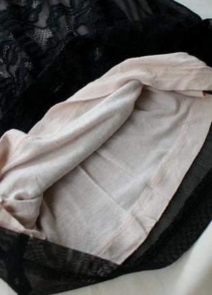 Актуальна сукня комбінація міні в білизняному стилі мереживо від divided6 фото