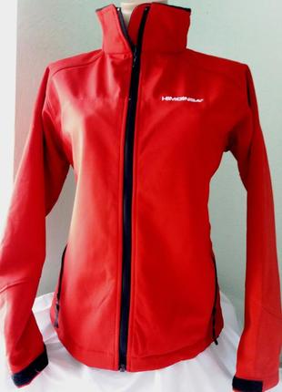Термокуртка -ветровка  красная женская, размер s- 34/36евро. himonsa,2 фото
