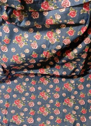Легкое и воздушное платье из натуральной ткани розы3 фото