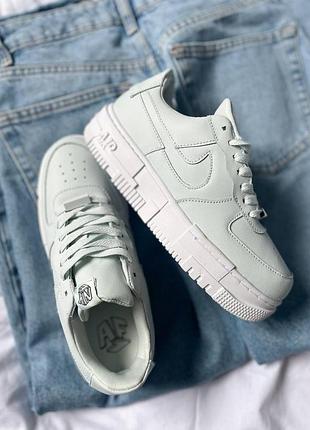 Кроссовки nike air force 1 pixel"mint"