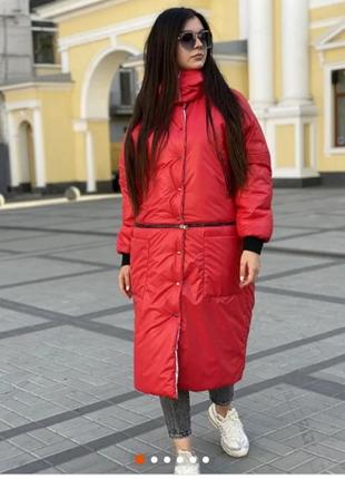 Крута дизайнерска зимня куртка oversize