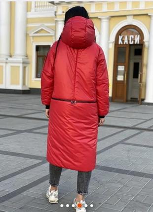 Крута дизайнерска зимня куртка oversize2 фото