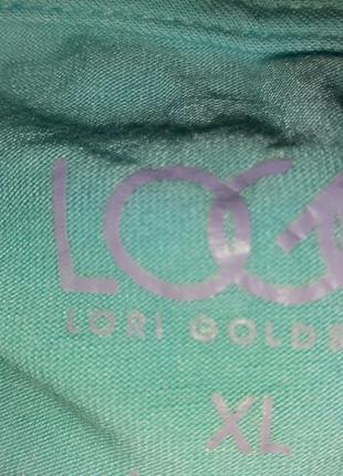 Обладнана віскозна блуза-розлітайка,50-58разів,lori goldstein.7 фото