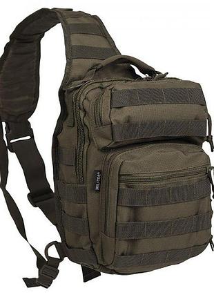 Тактический рюкзак mil-tec one strap assault 10 л 300 х 220 х 130 мм оливковый (14059101)